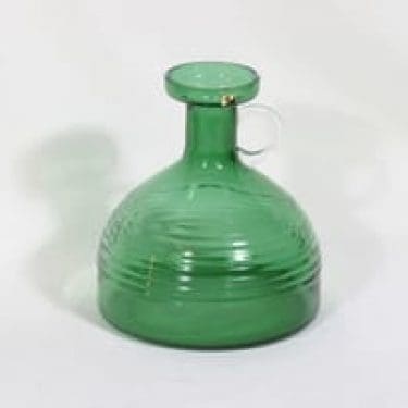 Riihimäen lasi Kleopatra kaadin, vihreä, suunnittelija Tamara Aladin,