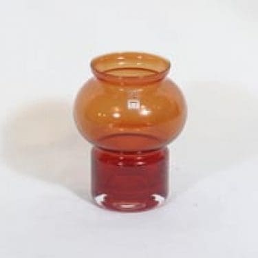 Riihimäen lasi Välkky kynttilälyhty, punainen, suunnittelija Tamara Aladin, pieni