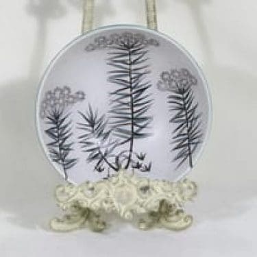 Kupittaan savi Suopursu kulho, käsinmaalattu, suunnittelija Raili Suvanto, käsinmaalattu, signeerattu