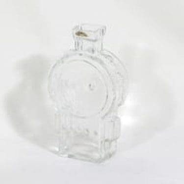 Riihimäen lasi Ahkeraliisa koristepullo, kirkas, suunnittelija Helena Tynell,