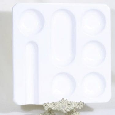 Sanka Cocktailtarjotin cocktail-tarjotin, valkoinen, suunnittelija Alvar Aalto,