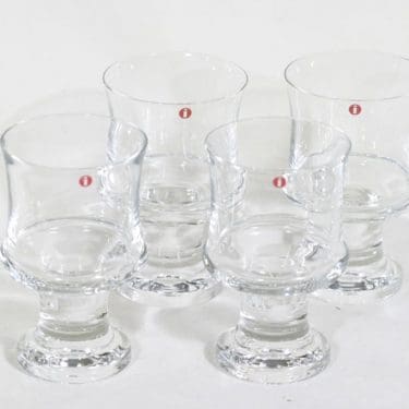 Iittala Tavastia lasit, 24 cl, 4 kpl, suunnittelija Tapio Wirkkala, 24 cl