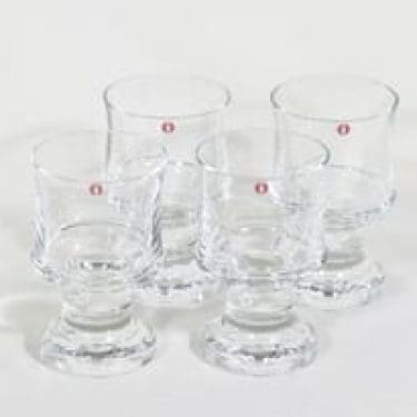 Iittala Tavastia lasit, 15 cl, 4 kpl, suunnittelija Tapio Wirkkala, 15 cl