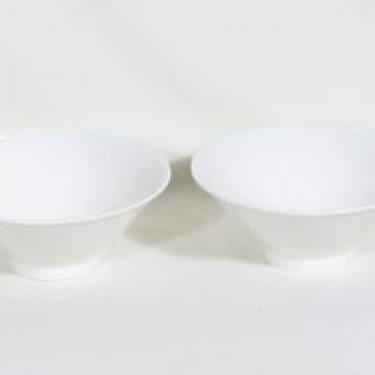 Arabia Harlekin kulhot, valkoinen, 2 kpl, suunnittelija ,