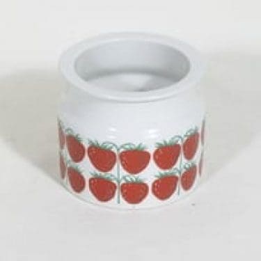 Arabia Pomona purnukka, mansikka, suunnittelija Raija Uosikkinen, mansikka