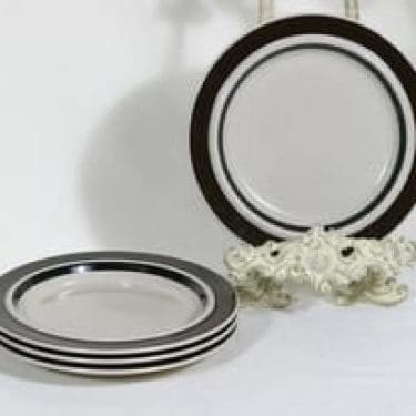 Arabia Ruija leivoslautaset, 4 kpl, suunnittelija Raija Uosikkinen,