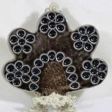 Arabia Kimppu seinälaatta, signeerattu, suunnittelija Heljä Liukko-Sundström, signeerattu, massiivinen