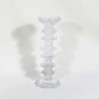 Iittala Festivo kynttilänjalka, signeerattu, suunnittelija Timo Sarpaneva, signeerattu