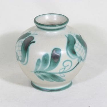 Kupittaan savi 319 maljakko, käsinmaalattu, suunnittelija , käsinmaalattu, signeerattu