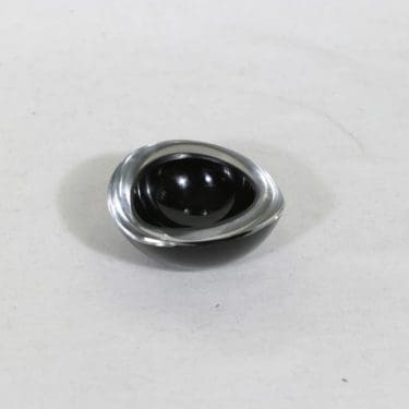 Nuutajärvi Kastanja taidelasi, signeerattu, suunnittelija Kaj Franck, signeerattu, pieni