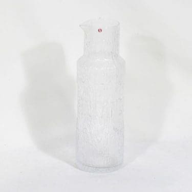 Iittala Aslak karahvi, kirkas, suunnittelija Tapio Wirkkala,