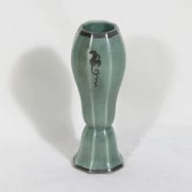 Arabia 245 maljakko, vihreä, suunnittelija , pieni, art deco