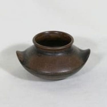 Arabia Ruska maljakko, ruskea, suunnittelija Ulla Procope,