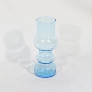 Nuutajärvi 1487 vase, blue, Kaj Franck