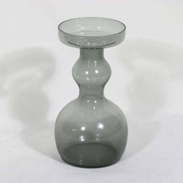 Nuutajärvi 1483 maljakko, harmaa, suunnittelija Oiva Toikka,