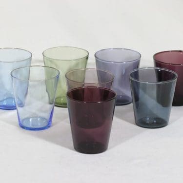 Nuutajärvi Viola lasit, 20 cl, 8 kpl, suunnittelija Kaj Franck, 20 cl