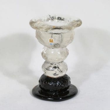 Humppila Kivi-Set kynttilänjalka, signeerattu, suunnittelija Pertti Santalahti, signeerattu, massiivinen