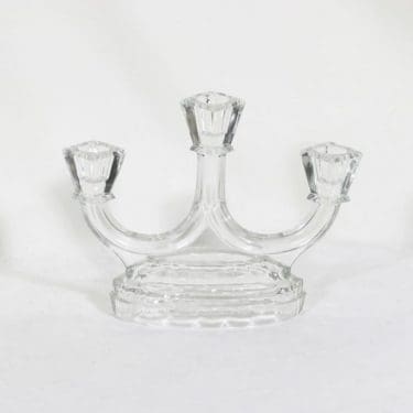 Riihimäen lasi 6754 kynttilänjalka, kirkas, suunnittelija ,