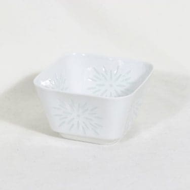 Arabia riisiposliini kulho, valkoinen, suunnittelija Friedl Holzer-Kjellberg,