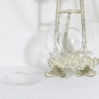 Iittala Tsaikka lautaset, kirkas, 2 kpl, suunnittelija Timo Sarpaneva,