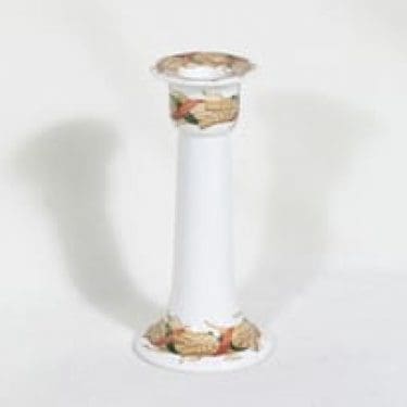 Arabia Arctica kynttilänjalka, Santa Arctica, suunnittelija Inkeri Leivo|Raimo Ranta, Santa Arctica, jouluaihe