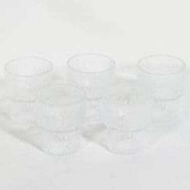 Iittala Paadar snapsilasit, 8 cl, 5 kpl, suunnittelija Tapio Wirkkala, 8 cl