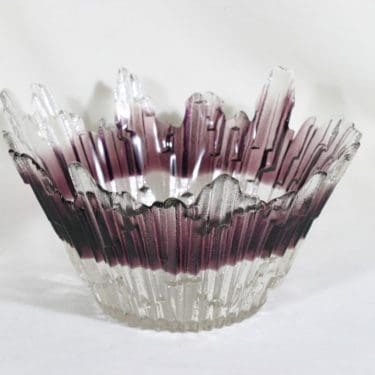 Humppila Revontulet kulho, kirkas, suunnittelija Tauno Wirkkala, suuri