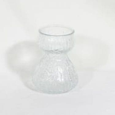 Riihimäen lasi Kehrä maljakko, kirkas, suunnittelija Nanny Still,