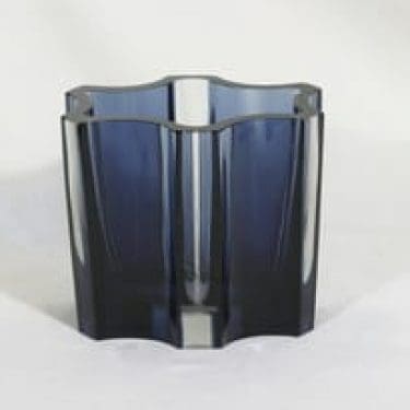 Nuutajärvi maljakko, signeerattu, suunnittelija Jaakko Niemi, signeerattu, massiivinen