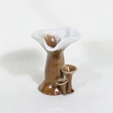 Kupittaan savi maljakko, käsinmaalattu, suunnittelija , käsinmaalattu, signeerattu