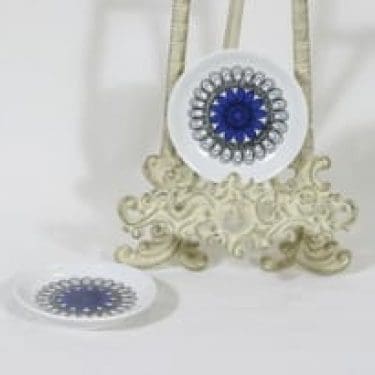 Arabia Pastoraali koristelautaset, vihreä|harmaa, 2 kpl, suunnittelija Esteri Tomula, pieni, serikuva