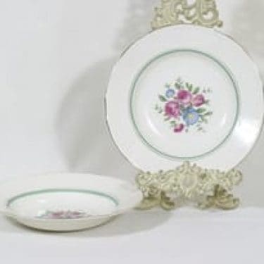 Arabia Tellervo lautaset, syvä, 2 kpl, suunnittelija , syvä, serikuva