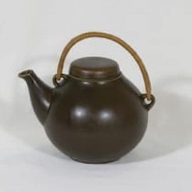 Arabia GA 3 teepannu, ruskea, suunnittelija , koristelematon