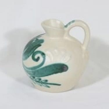 Kupittaan savi 230 kaadin, käsinmaalattu, suunnittelija Irja Suova, käsinmaalattu, signeerattu