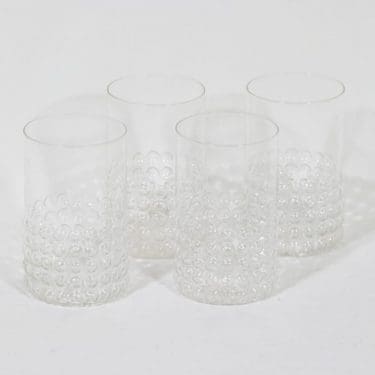 Riihimäen lasi Grappo lasit, 40 cl, 4 kpl, suunnittelija Nanny Still, 40 cl