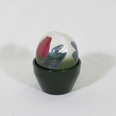 Arabia Ikikukka koriste-esine, signeerattu, suunnittelija Heljä Liukko-Sundström, signeerattu