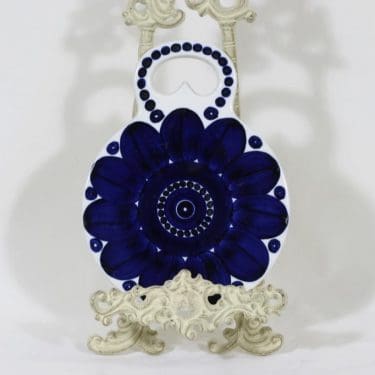 Arabia Valencia talouslevy, käsinmaalattu, suunnittelija Ulla Procope, käsinmaalattu, signeerattu