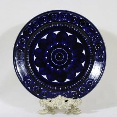 Arabia Valencia hedelmävati, käsinmaalattu, suunnittelija Ulla Procope, käsinmaalattu, suuri, signeerattu