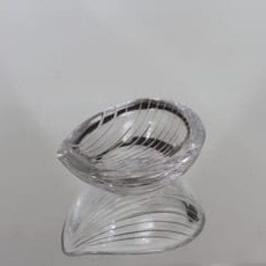 Iittala 3336 malja, signeerattu, suunnittelija Tapio Wirkkala, signeerattu, pieni, viivahiottu