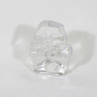 Iittala Lasinpuhaltaja koriste-esine, kirkas, suunnittelija Jorma Vennola, pieni