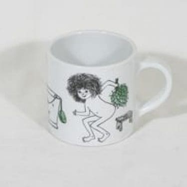 Arabia Löyly muki, suunnittelija Gunvor Olin-Grönqvist, serikuva