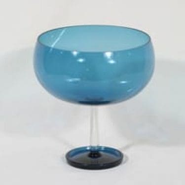 Riihimäen lasi Harlekiini malja, jalallinen, suunnittelija Nanny Still, jalallinen