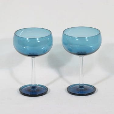 Riihimäen lasi Harlekiini jälkiruokamaljat, 20 cl, 2 kpl, suunnittelija Nanny Still, 20 cl