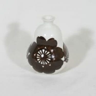 Arabia Köökki etikkapullo, käsinmaalattu, suunnittelija Gunvor Olin-Grönqvist, käsinmaalattu, signeerattu