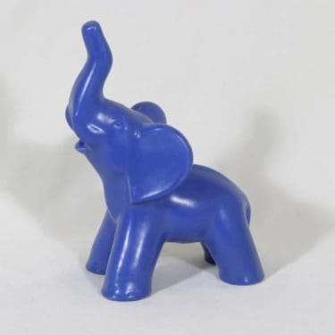 Kupittaan savi 359 III figuuri, sininen, suunnittelija Kerttu Suvanto-Vaajakallio,