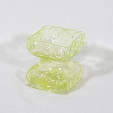 Riihimäen lasi Kehrä maljakko, keltainen, suunnittelija Tamara Aladin, pieni