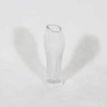 Iittala Varsanjalka taide-esine, viivahiottu, suunnittelija Tapio Wirkkala, viivahiottu, pieni