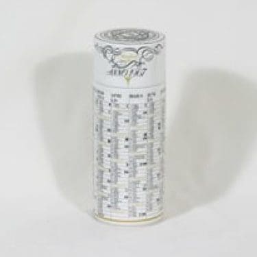 Arabia purnukka, Medica 1911 ANNO 1967, suunnittelija , Medica 1911 ANNO 1967, kalenteriaihe, serikuva, tilattu koriste