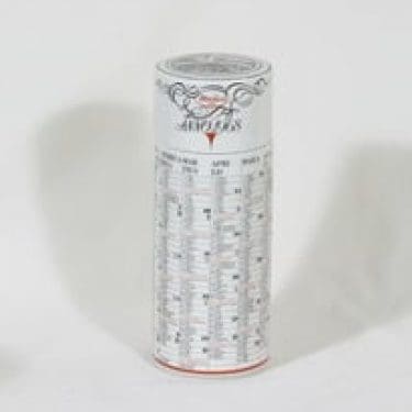 Arabia purnukka, Medica 1911 ANNO 1968, suunnittelija , Medica 1911 ANNO 1968, kalenteriaihe, serikuva, tilattu koriste