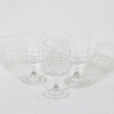 Riihimäen lasi Grappo viinilasit, kirkas, 3 kpl, suunnittelija Nanny Still,